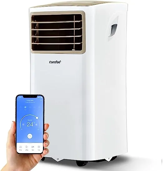 Comfee Mobiles Klimagerät Easy Cool 2.0, 7000 BTU 2,0kW, Kühlen&Ventilieren&Entfeuchten
